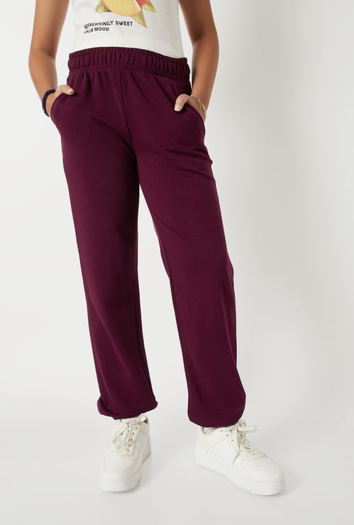 Girls Solid Joggers