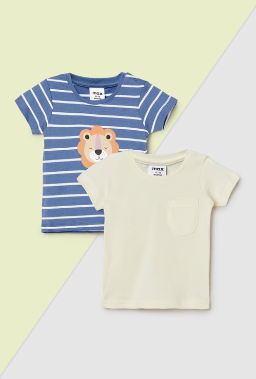 Boys Assorted T-shirt - Pack of 2