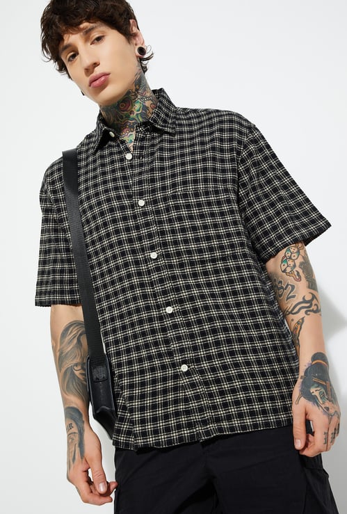 URB_N Men Checked Shirt