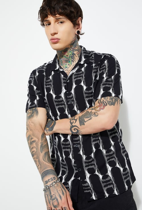 URB_N Men Printed Resort Shirt