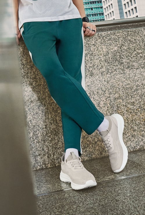 Men Side Taped Sports Track Pants