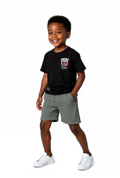 Boys Transformers Print T-shirt