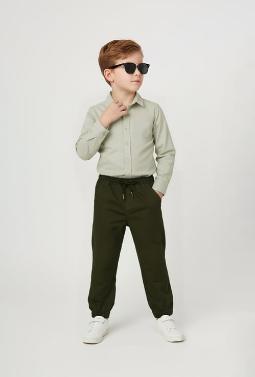 Boys Solid Joggers