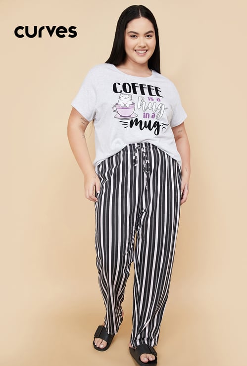 Women Printed PJ Set