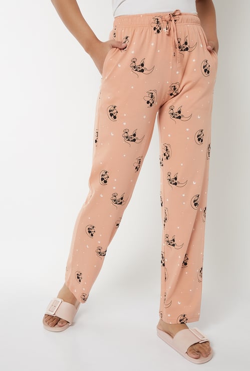 Women Mickey Print Pyjamas