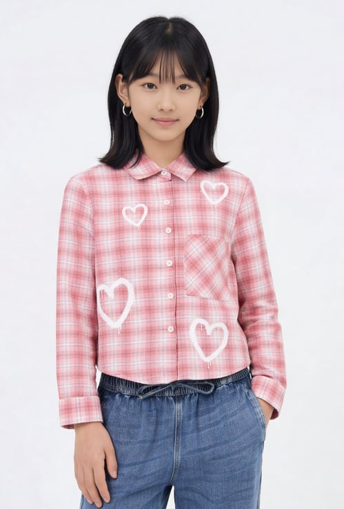 Girls Checked Shirt