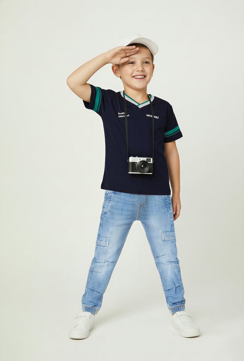 Boys Printed Oversized T-shirt