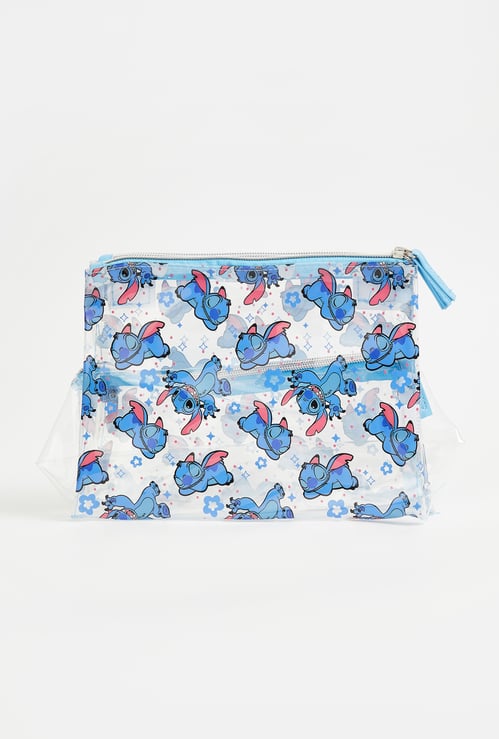 Women Lilo & Stitch Printed Foldable Pouch