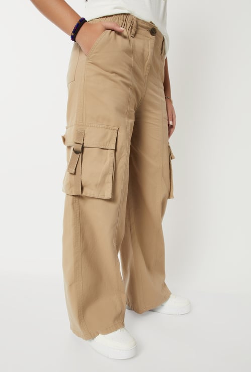 Girls Relaxed Fit Cargo Trousers