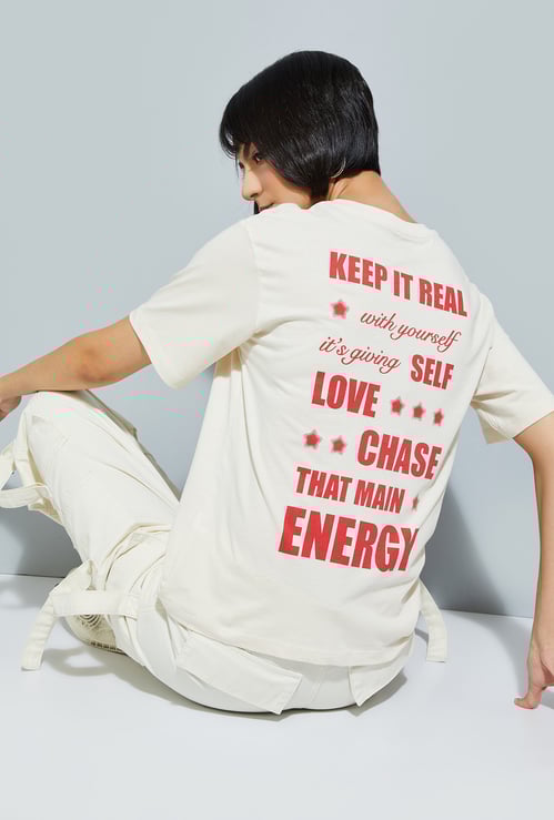 URB_N Women Printed Relaxed Fit T-shirt