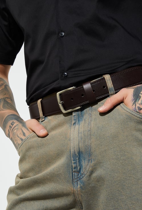 Men Solid Formal Belt