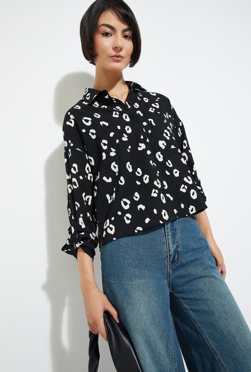 ALAYA F x URB_N Women Printed Shirt