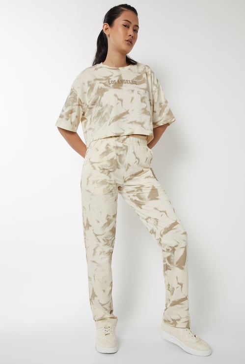 Women Printed Sports Track Pants