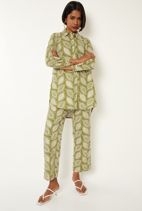 Women Printed Straight Kurti Set