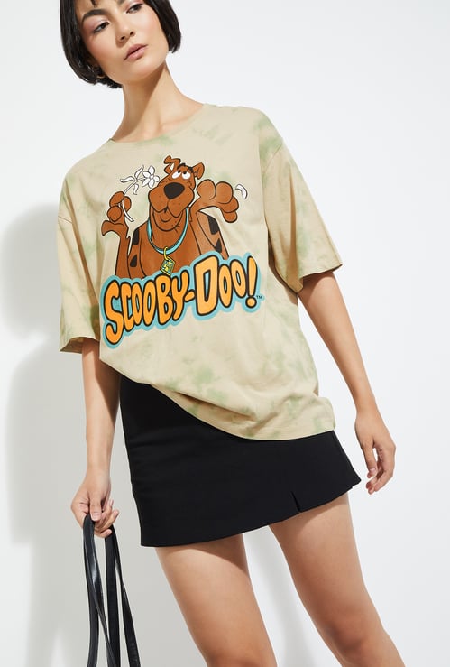 ALAYA F x URB_N Women Scooby Doo Oversized T-shirt