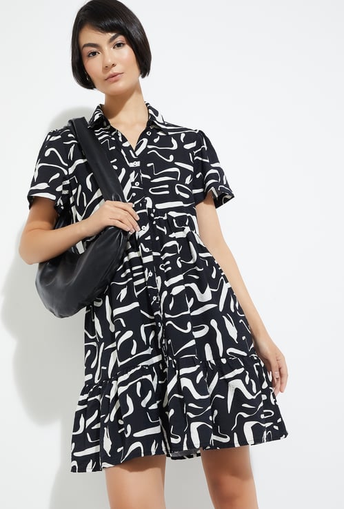 URB_N Women Printed Mini Dress