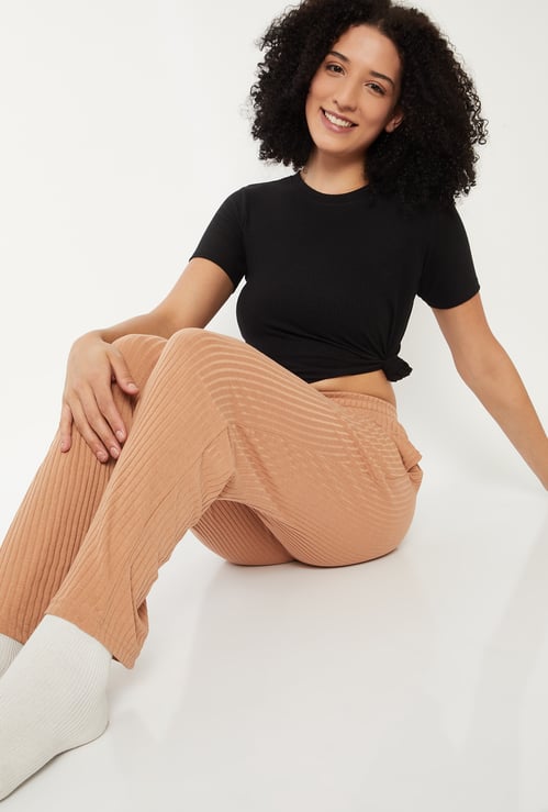 Women Ribbed Pyjamas