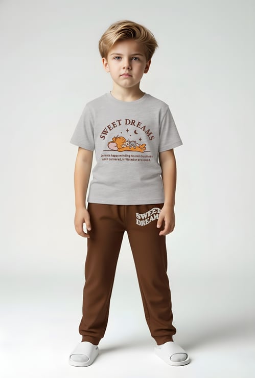 Boys Jerry Print Sleepwear Set