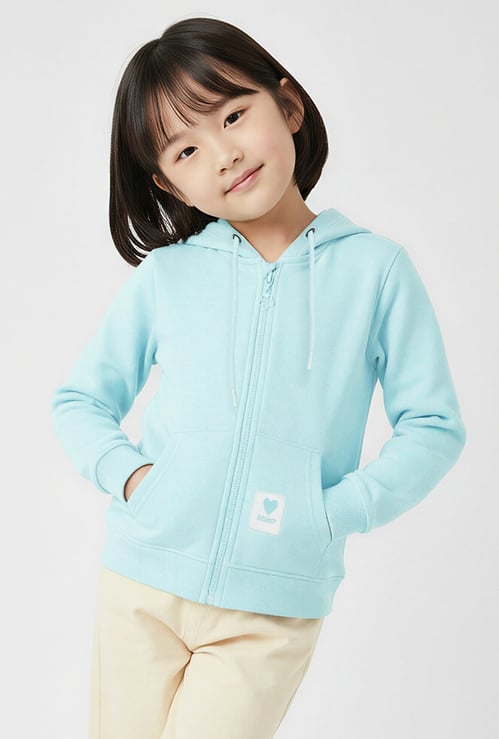 Girls Solid Sweatshirt