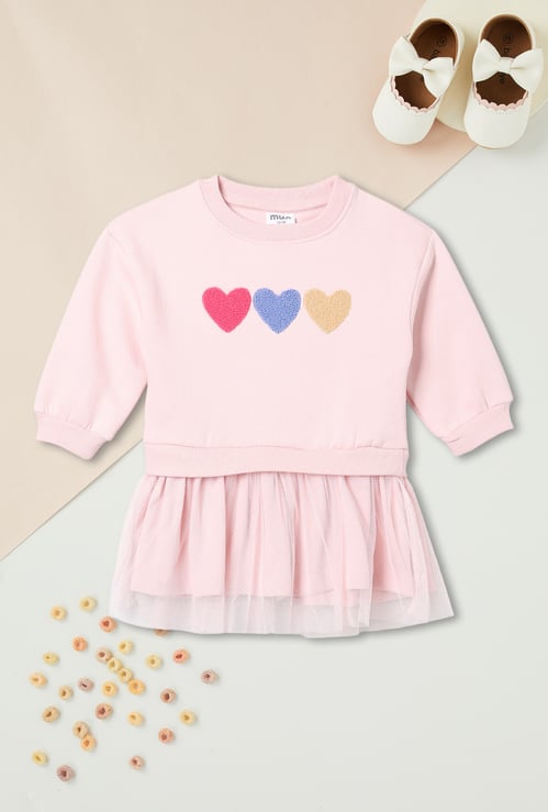 Girls Applique Tulle Dress