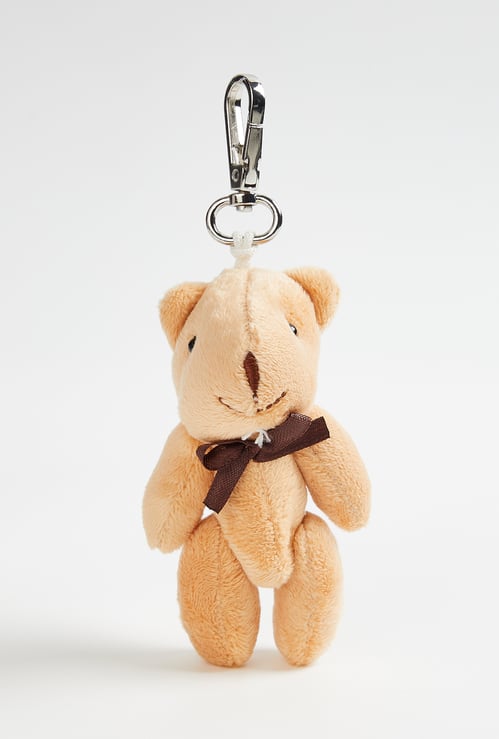 Kids Bow Teddy Keychain Soft Toy
