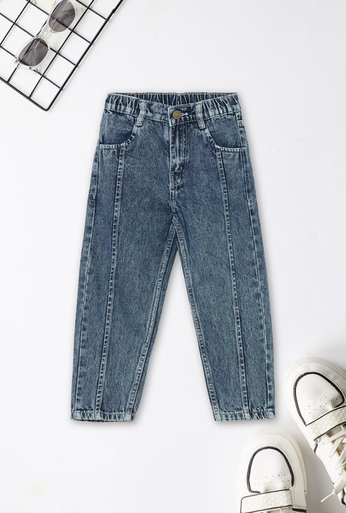 Boys Washed Balloon Fit Jeans