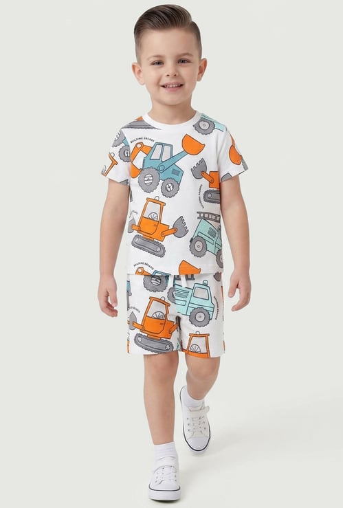 Boys Printed Sleepwear Set