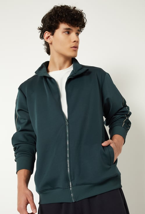Men Side Tape Athleisure Sweatshirt