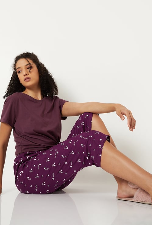 Women Printed Capris