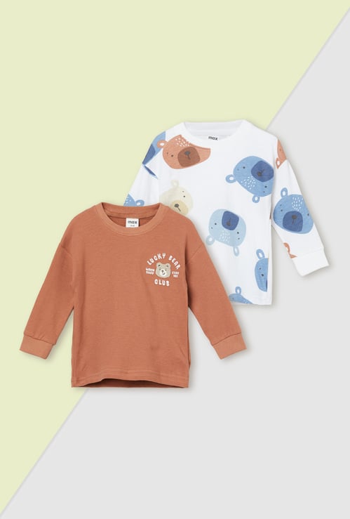 Boys Assorted T-shirt - Pack of 2