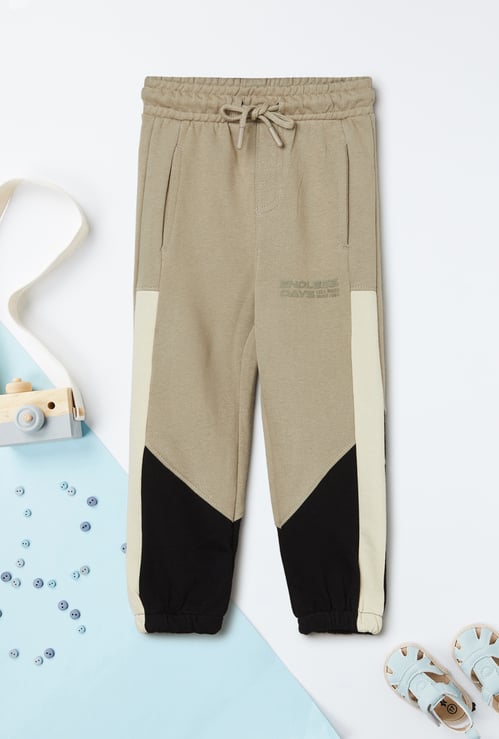 Boys Colourblocked Joggers