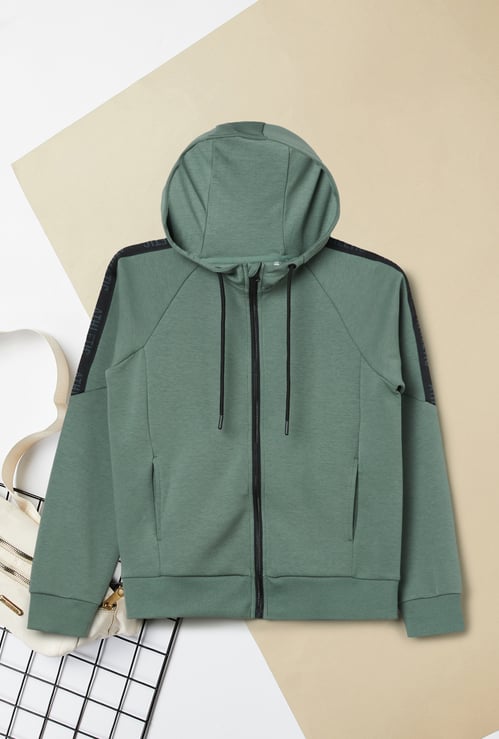 Boys Side Taped Hooded Sweatshirt