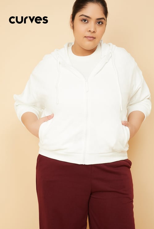 Women Patterned Hooded Jacket