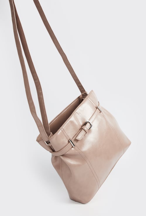 Women Solid Sling Bag