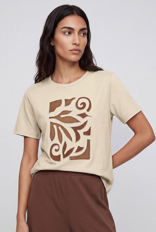 Women Embroidered T-shirt