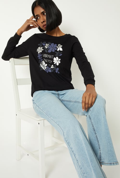 Women Floral Print T-shirt