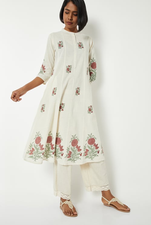 Women Printed A-line Kurta