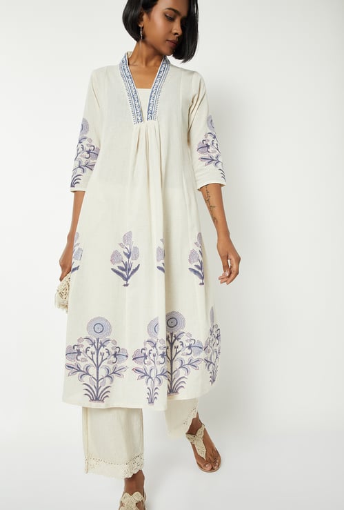 Women Printed A-line Kurta