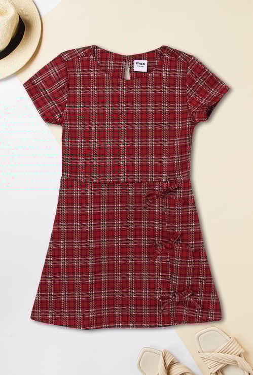 Girls Plaid Dress