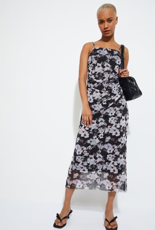 ALAYA F x URB_N Women Floral Print Sheath Dress