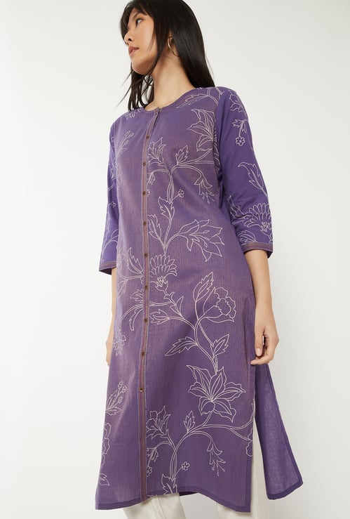 Women Printed Straight Kurta