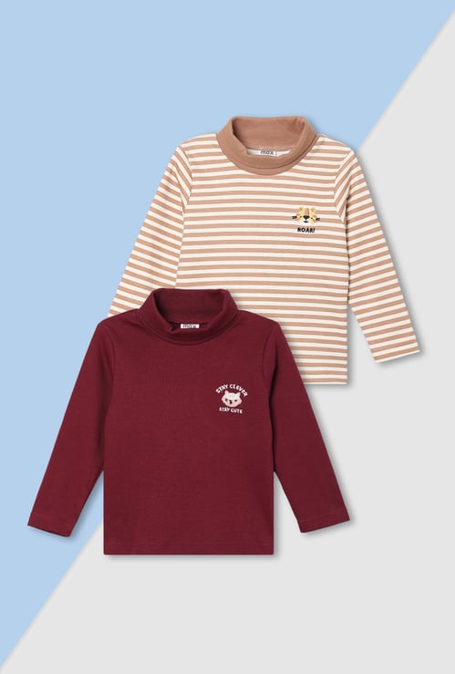 Boys Assorted T-shirt - Pack of 2