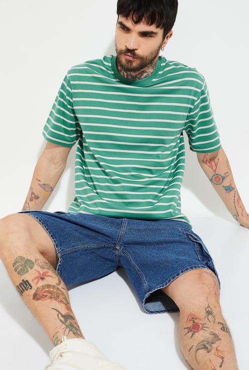 URB_N Men Striped T-shirt