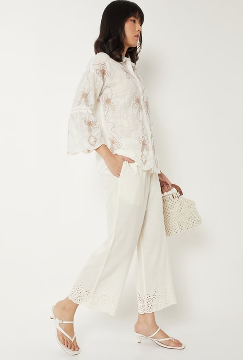 Women Sciffili Hem Palazzos