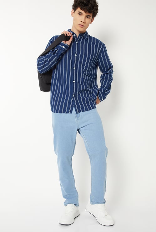 Men Striped Regular Fit Shirt