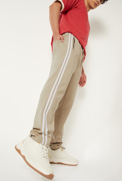 Men Side Stripes Track Pants