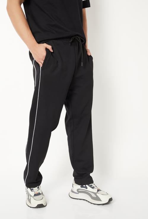 Men Side Stripes Sports Track Pants