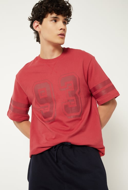 Men Printed Athleisure T-shirt