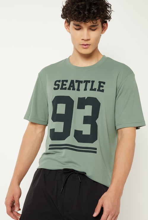 Men Printed Sports T-shirt