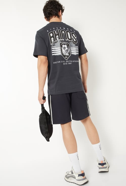 Men Printed Sports T-shirt